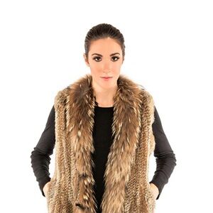 Luxurious Faux Fur Vest - Tan